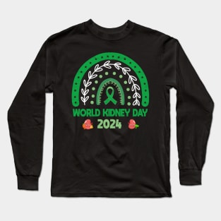 World Kidney Day 2024 Health Matters Kidney Long Sleeve T-Shirt